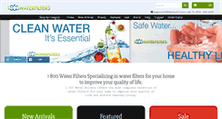 Desktop Screenshot of 1800waterfilters.com