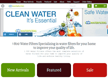 Tablet Screenshot of 1800waterfilters.com